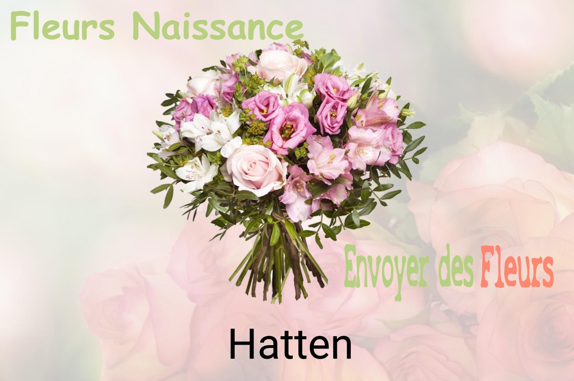 Bouquet de fleurs de naissance livré à Hatten